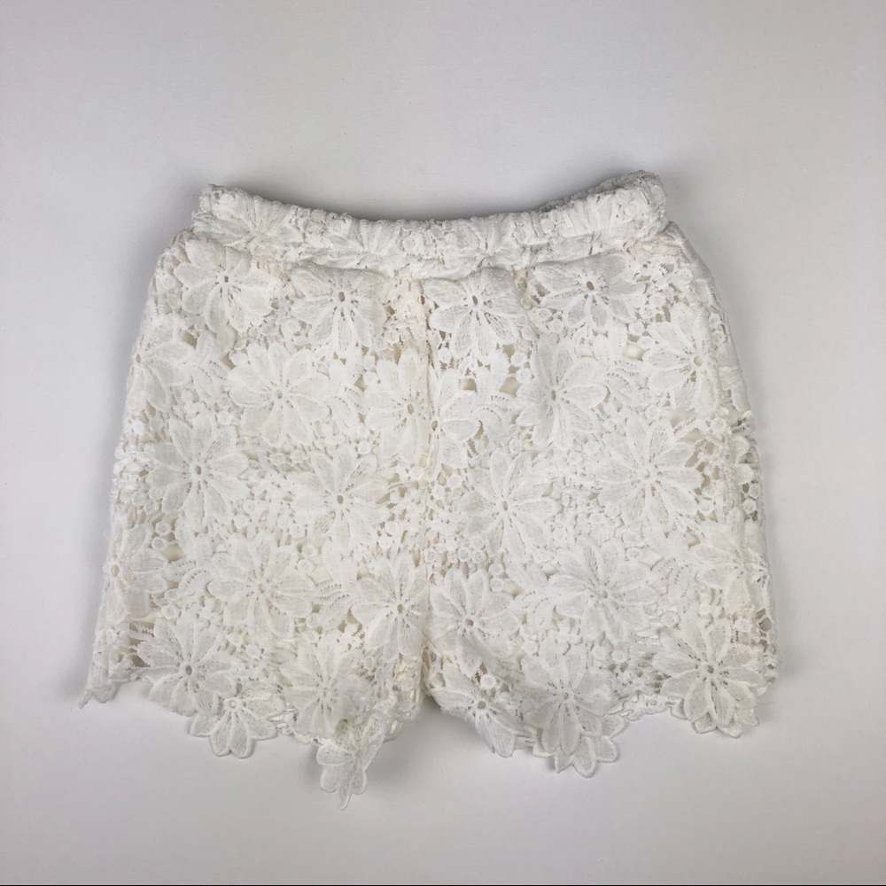 REVOLVE | RAGA Floral Lace Shorts